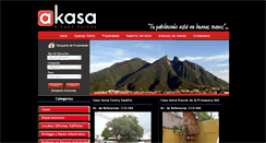 Desktop Screenshot of akasa.com.mx