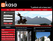 Tablet Screenshot of akasa.com.mx